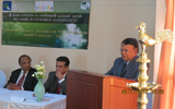 Palitha Gurusinghe, President, SLEF, addressing the gathering