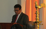 Nizam Lantra, Senior Vice-President, addressing the gathering